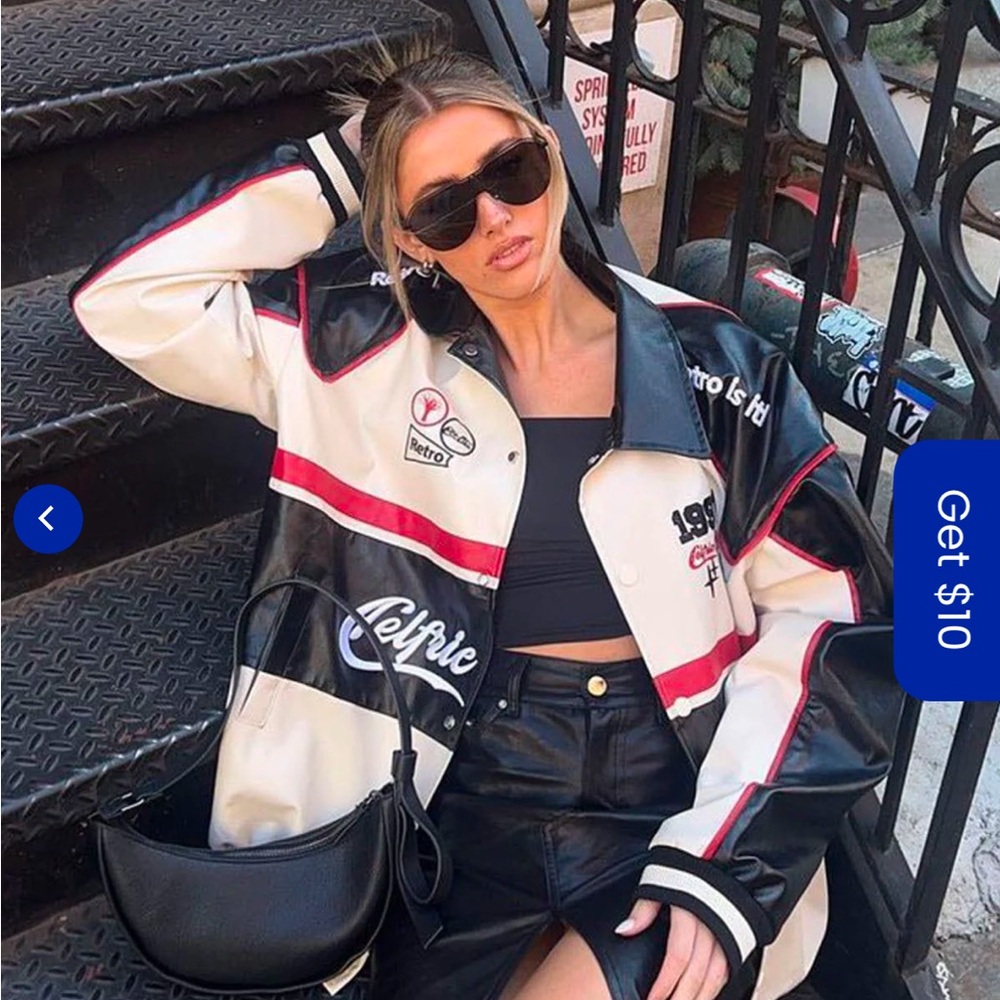 Aelfric Eden STITCHING COLOR MOTORCYCLE JACKET